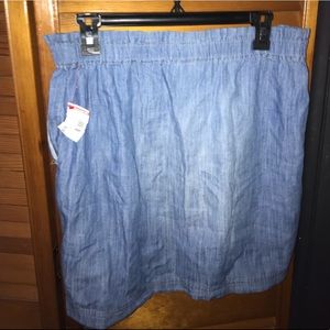 jean skirt